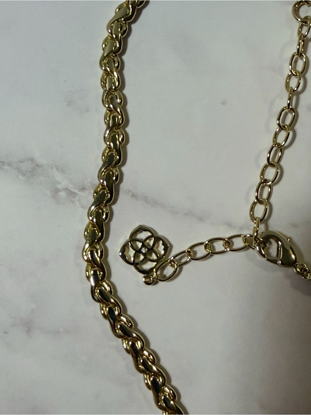 Kendra Scott Gold Plated Brielle Chain Necklace
